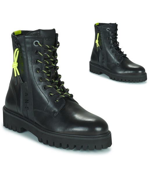 Boots femmes Pepe jeans TRUCKER LACES W Noir
