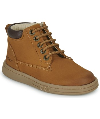 Boots enfant garcons Kickers TACKLAND Marron