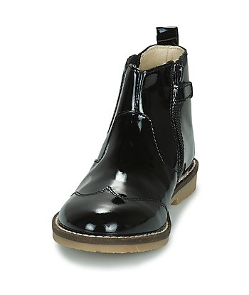 Boots enfant filles Kickers TYLBURY Noir