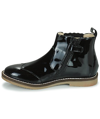 Boots enfant filles Kickers TYLBURY Noir