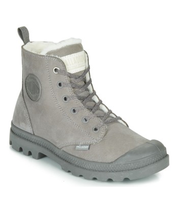 Boots femmes Palladium PAMPA HI ZIP WL Gris
