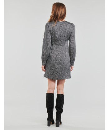 Robe courte femmes MICHAEL Michael Kors MK LOGO TIE HT MINI DRESS Noir