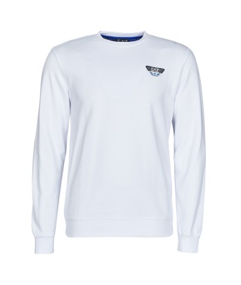 Sweat-shirt hommes Emporio Armani EA7 6LPM69 Blanc