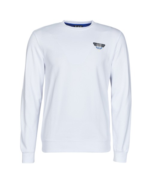 Sweat-shirt hommes Emporio Armani EA7 6LPM69 Blanc