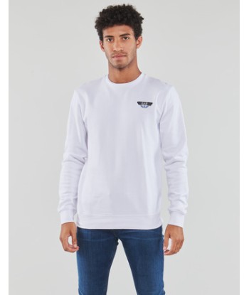 Sweat-shirt hommes Emporio Armani EA7 6LPM69 Blanc
