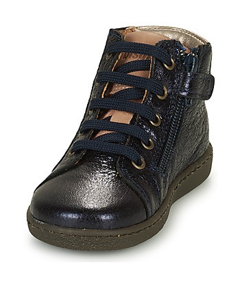 Baskets montantes enfant filles Bisgaard GAIA Marine