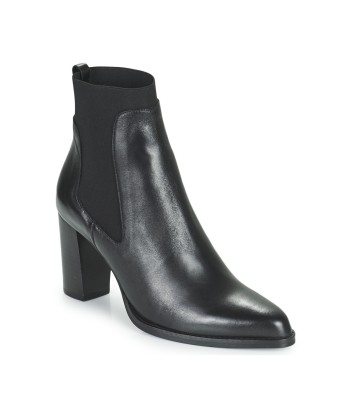 Bottines femmes Myma 5912-CUIR-NOIR Noir