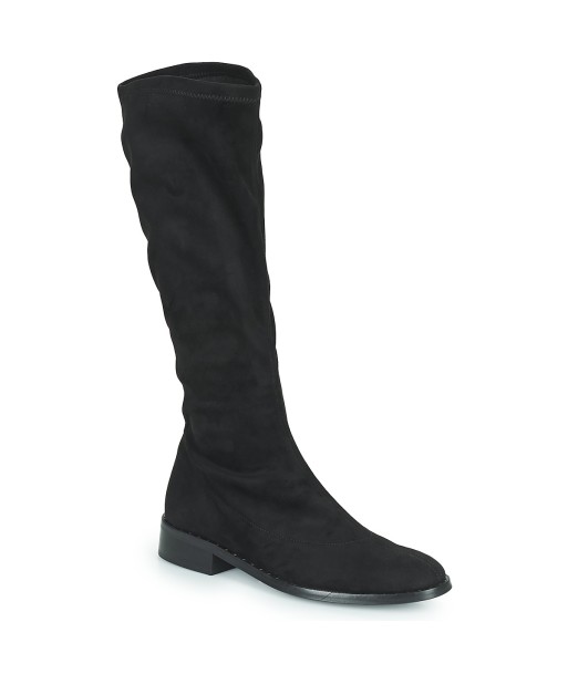 Bottes femmes Myma 6160-MY-VELOUR-NOIR Noir