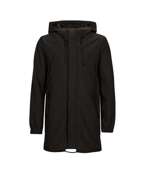 Parka hommes Only & Sons  ONSHALL HOOD SOFTSHELL PARKA Noir
