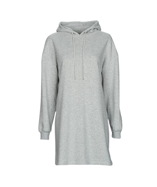Robe courte femmes Pieces PCCHILLI LS SWEAT DRESS Gris