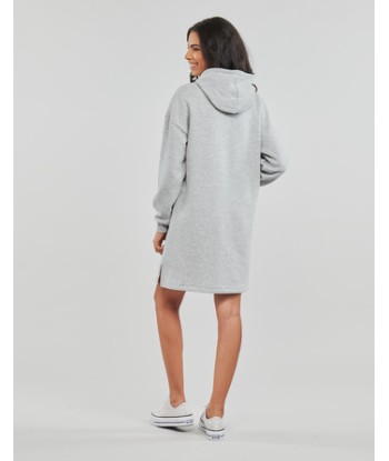 Robe courte femmes Pieces PCCHILLI LS SWEAT DRESS Gris
