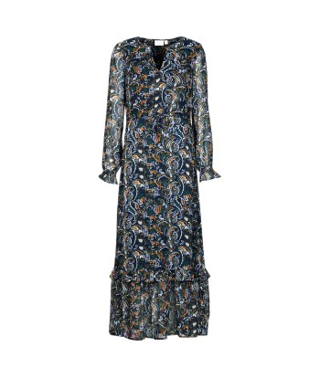 Robe femmes Vila VIKELLY V-NECK L/S ANCLE Multicolore