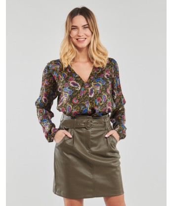 Chemise femmes Vila VISURINA V-NECK L/S TOP/ Multicolore