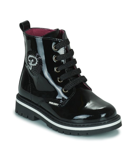 Boots enfant filles Pablosky 413919 Noir