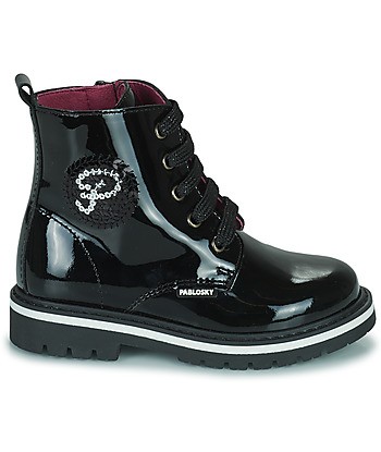Boots enfant filles Pablosky 413919 Noir