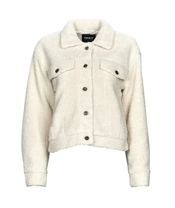 Blouson femmes Only ONLTELMA TEDDY JACKET CC OTW Blanc