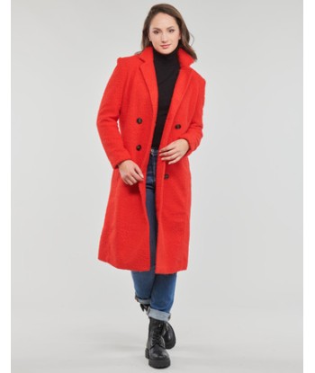 Manteau femmes Only ONLPIPER COAT CC OTW Rouge
