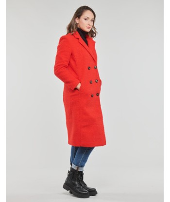 Manteau femmes Only ONLPIPER COAT CC OTW Rouge
