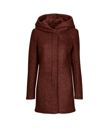 Manteau femmes Only ONLSEDONA BOUCLE WOOL COAT OTW NOOS Rouge