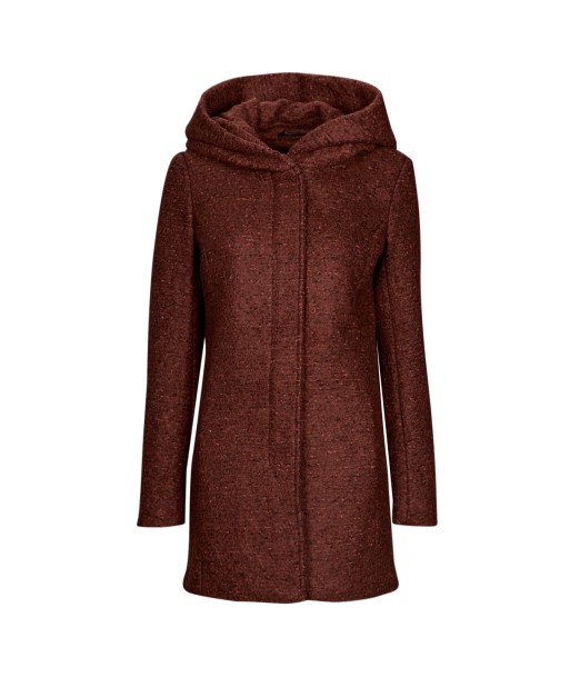 Manteau femmes Only ONLSEDONA BOUCLE WOOL COAT OTW NOOS Rouge