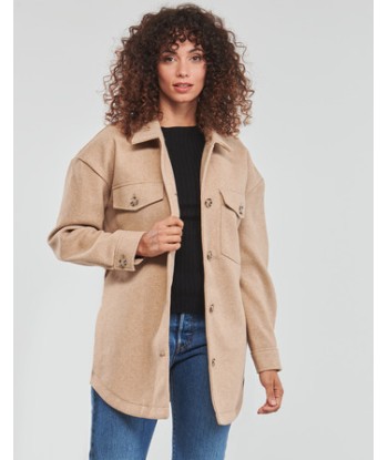 Manteau femmes Only ONLEMMA FREJA SHACKET OTW Marron