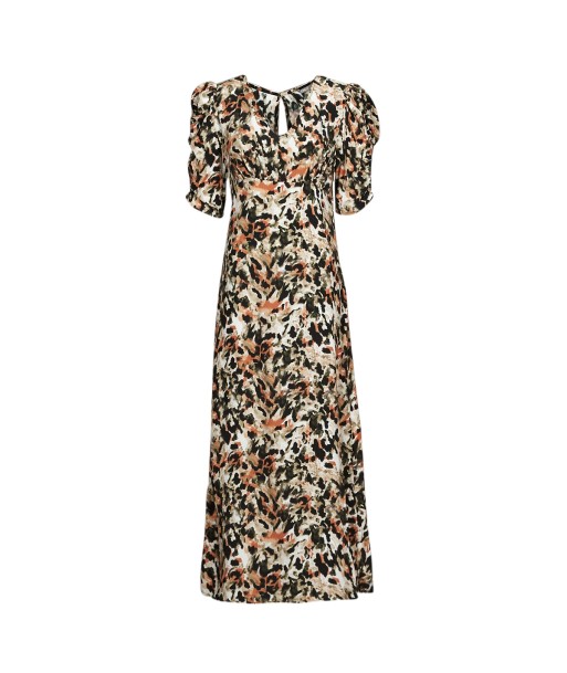 Robe femmes Only ONLAVRIL FR 2/4 SLIT CALF DRESS Multicolore