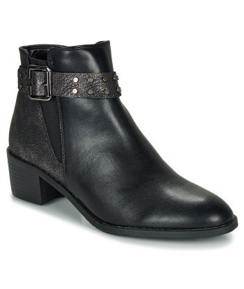 Boots femmes Moony Mood FLOURETTE Noir