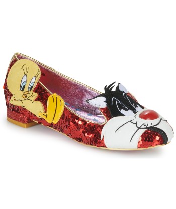 Ballerines femmes Irregular Choice LOONEY TUNES 8 Rouge
