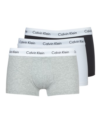 Boxers hommes Calvin Klein Jeans COTTON STRECH LOW RISE TRUNK X 3 Noir