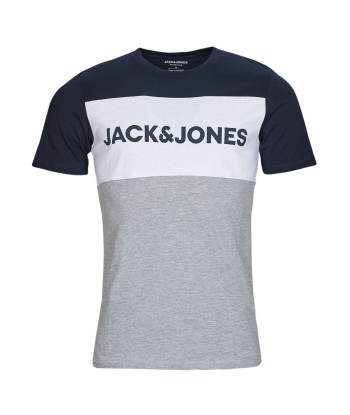 T-shirt hommes Jack & Jones JJELOGO BLOCKING TEE Multicolore