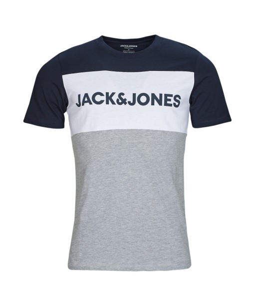 T-shirt hommes Jack & Jones JJELOGO BLOCKING TEE Multicolore
