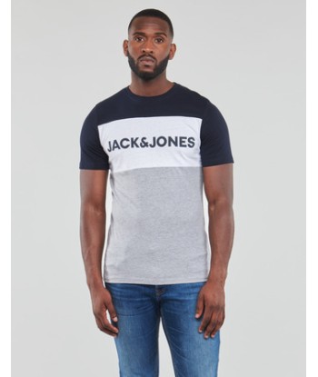 T-shirt hommes Jack & Jones JJELOGO BLOCKING TEE Multicolore