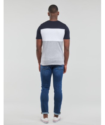 T-shirt hommes Jack & Jones JJELOGO BLOCKING TEE Multicolore