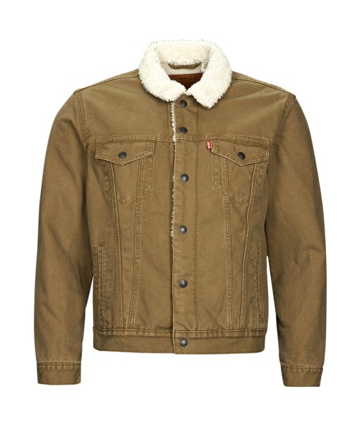 Veste hommes Levis TYPE 3 SHERPA TRUCKER Beige