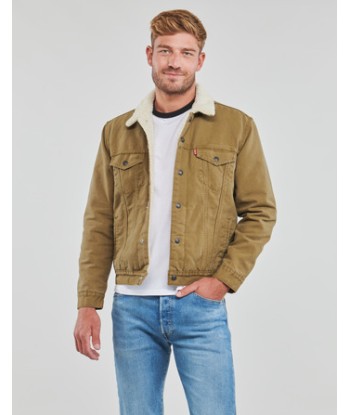Veste hommes Levis TYPE 3 SHERPA TRUCKER Beige