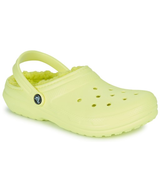 Sabots enfant garcons Crocs CLASSIC LINED CLOG K Jaune