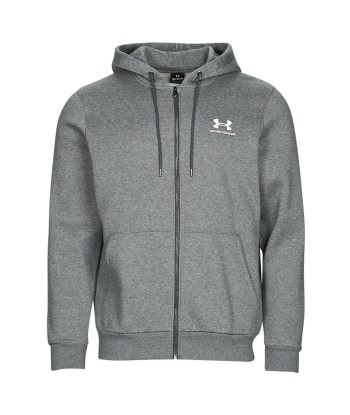 Sweat-shirt hommes Under Armour UA ESSENTIAL FLEECE FZ HOOD Gris