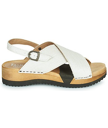 Sabots femmes Sanita WOOD-VENA Beige
