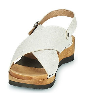 Sabots femmes Sanita WOOD-VENA Beige