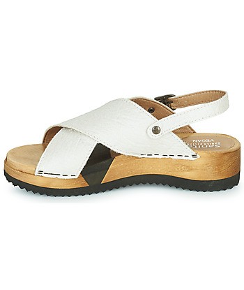 Sabots femmes Sanita WOOD-VENA Beige