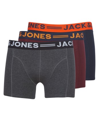 Boxers hommes Jack & Jones JACLICHFIELD X3 Gris