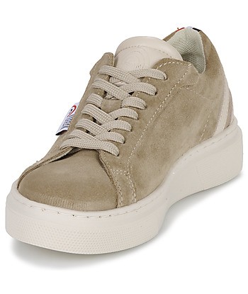 Baskets basses femmes Yurban LONDON Beige