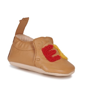 Chaussons bébé garcons Easy Peasy MY BLUMOO Marron