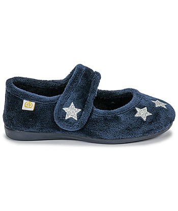Chaussons enfant filles Citrouille et Compagnie LANINOU Bleu