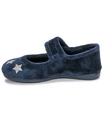 Chaussons enfant filles Citrouille et Compagnie LANINOU Bleu