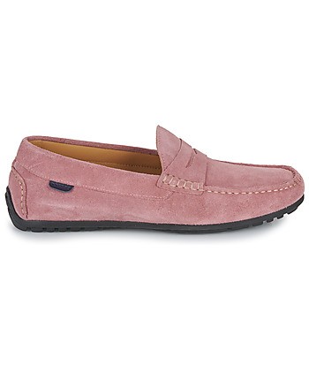 Mocassins hommes Pellet CADOR Rose
