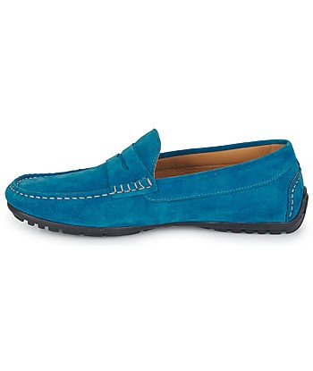 Mocassins hommes Pellet CADOR Bleu