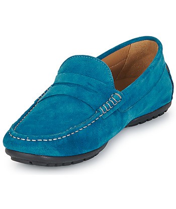 Mocassins hommes Pellet CADOR Bleu