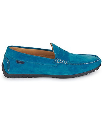 Mocassins hommes Pellet CADOR Bleu