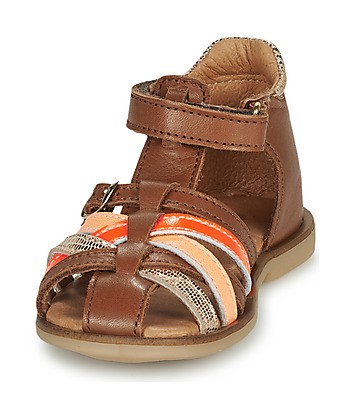 Sandales enfant filles GBB KLOE Marron